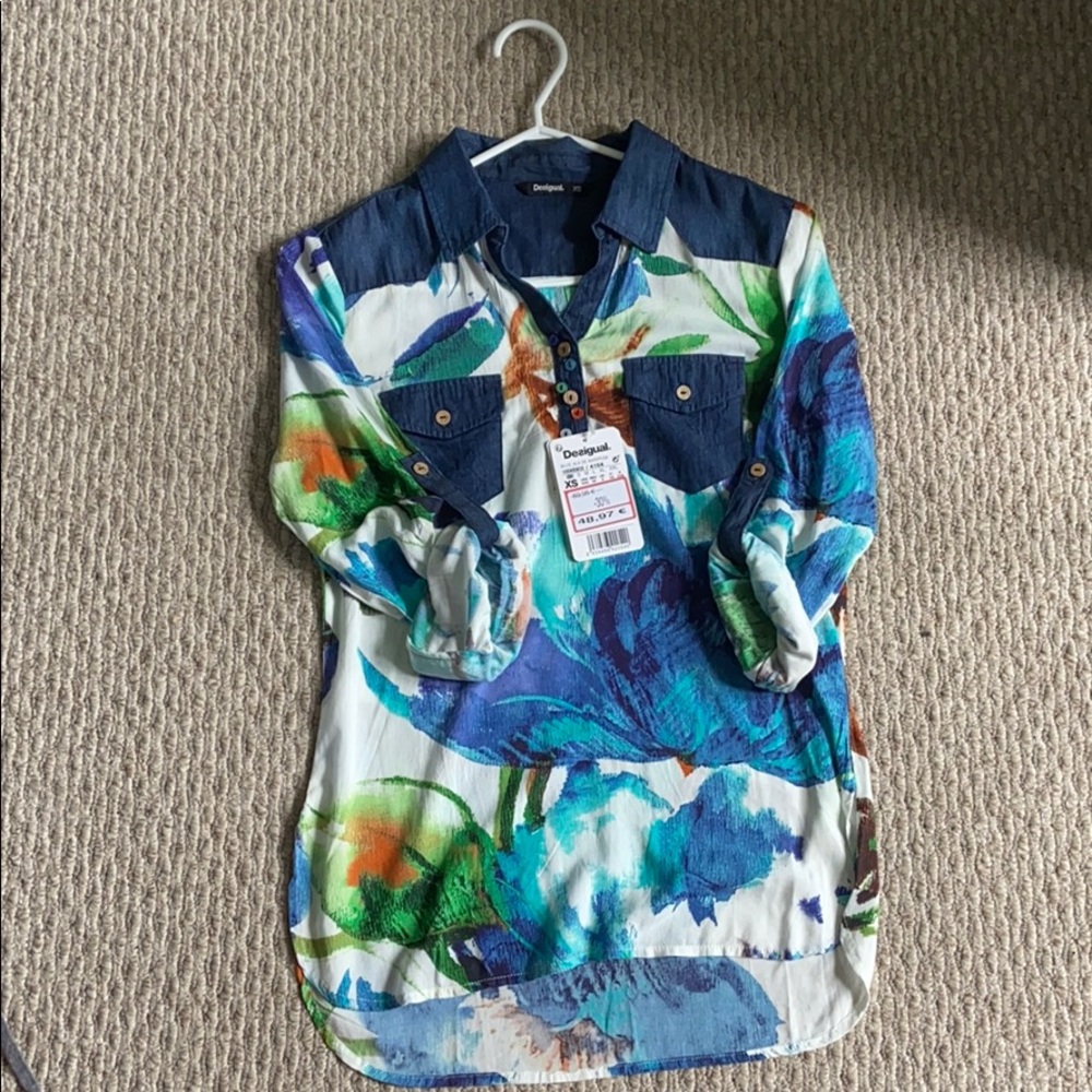 Desigual long sleeve tee